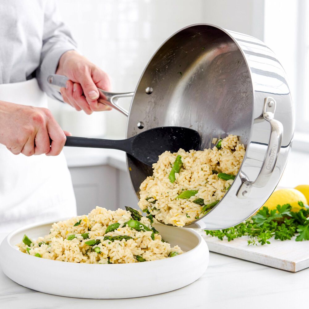 Green Pan Valencia Pro 5-Quart Uncoated Saute Pan with Lid in Stainless Steel, , large