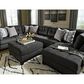 Ashley Reidshire Oversized Accent Ottoman in Steel, , large