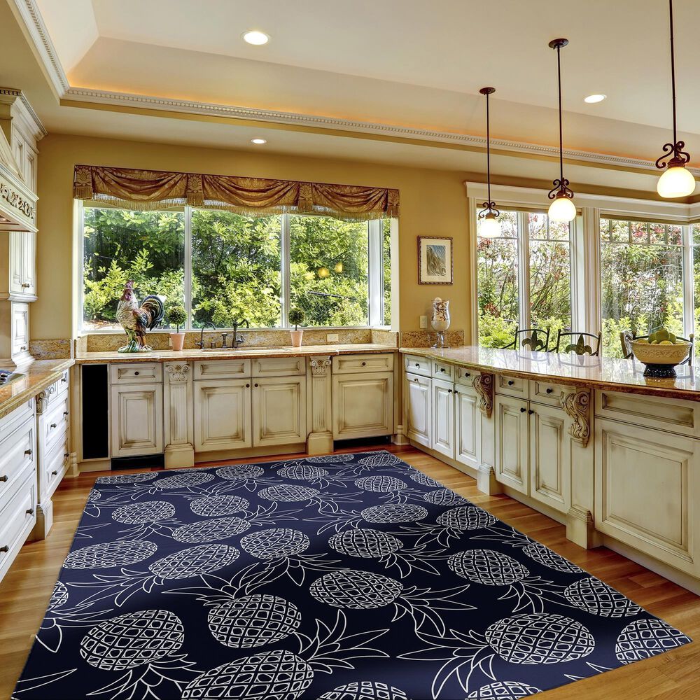 Dalyn Rug Company Kendall KE6 3&#39; x 5&#39; Navy Area Rug, , large