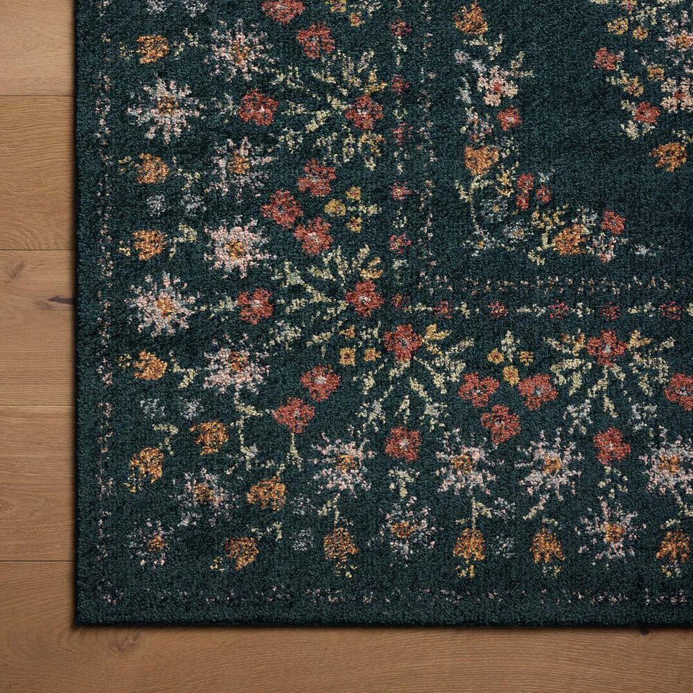 Rifle Paper Co. x Loloi Laurel Eleanor 6&#39;6&quot; x 9&#39;2&quot; Navy Area Rug, , large