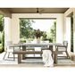 Bernhardt Rhodes Patio Arm Chair in White, , large