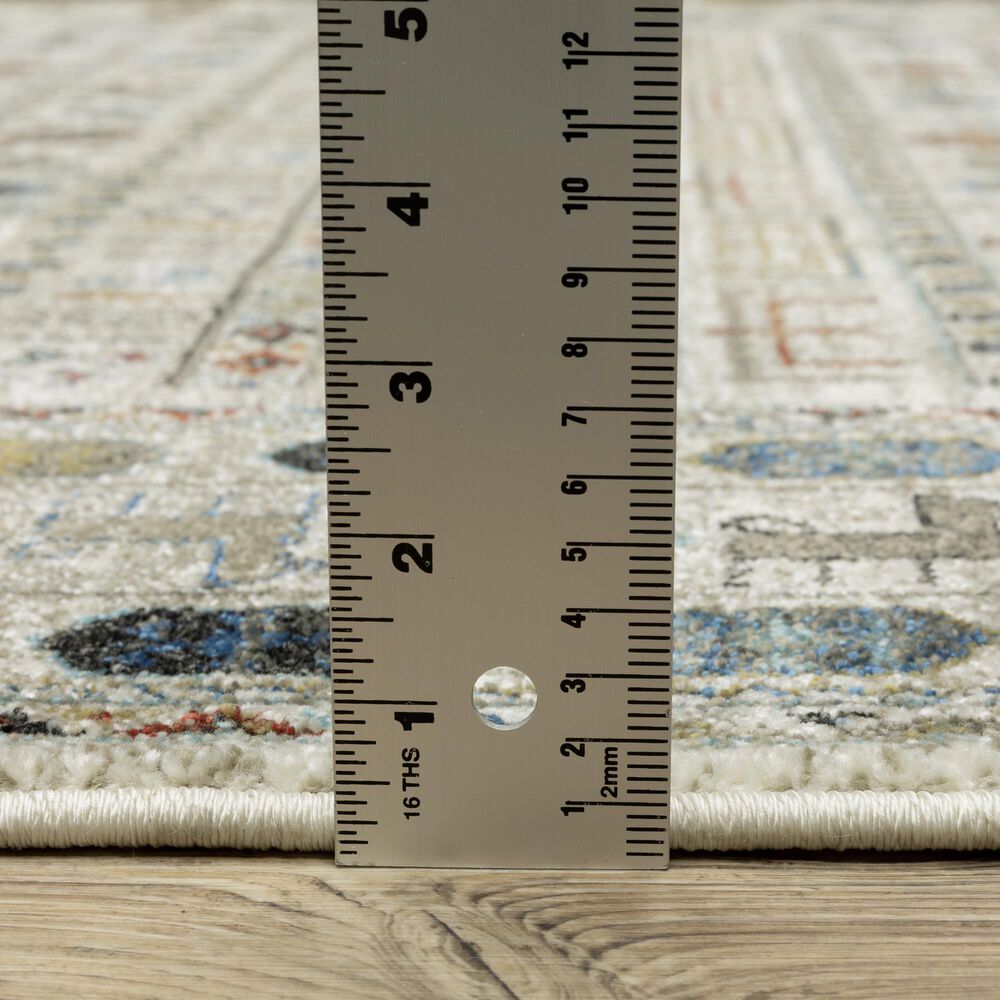 Oriental Weavers Venice 3&#39;10&quot; x 5&#39;5&quot; Ivory and Multicolor Area Rug, , large