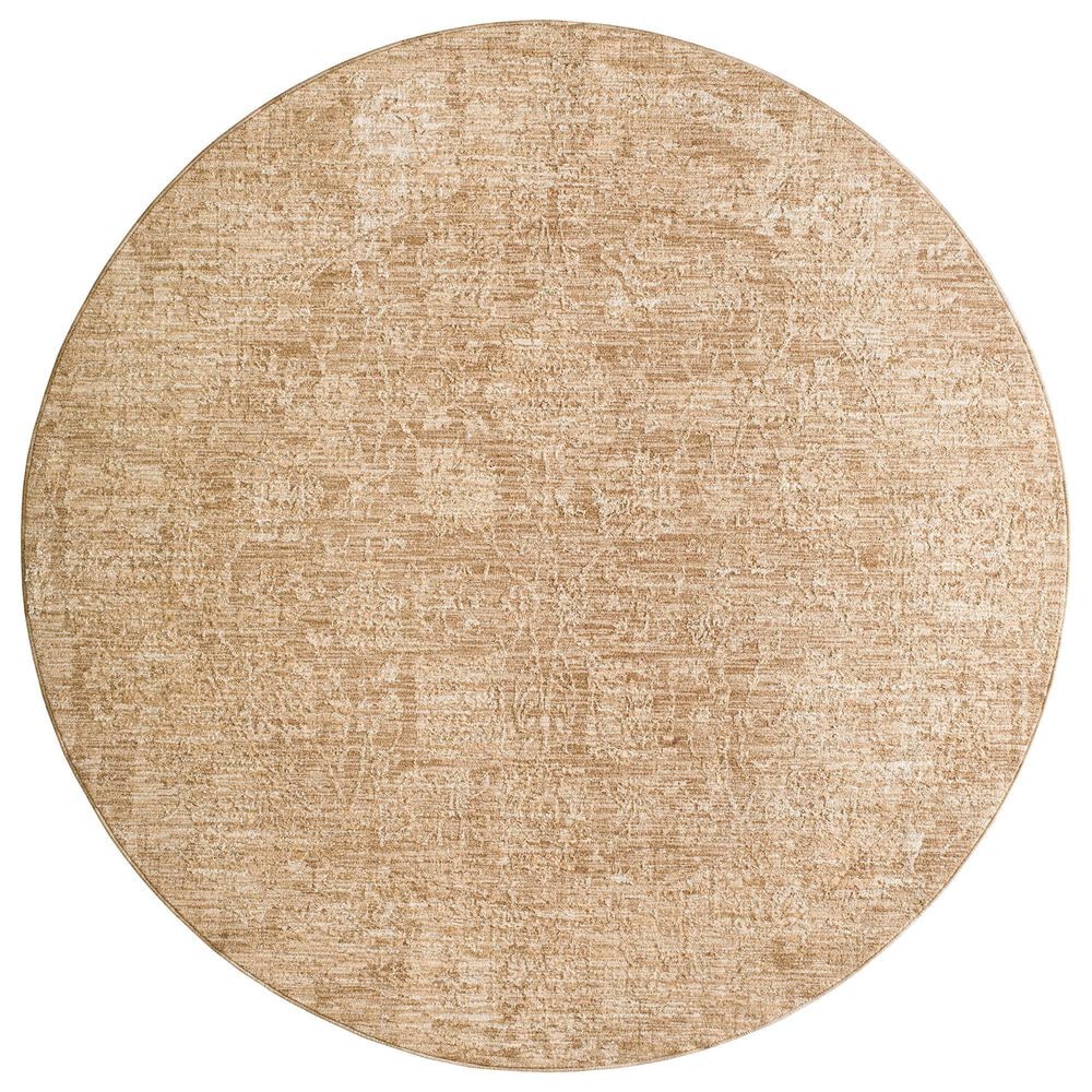 Surya Masterpiece MPC-2300 Beige, Tan and Medium Brown 5&#39;3&quot; Round Area Rug, , large