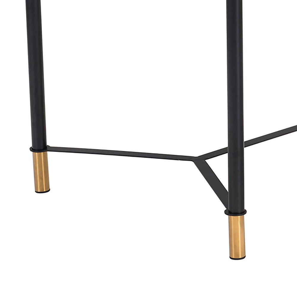 Zuo Modern Davis Coffee Table in Black, White, Black and Gold &#40;Set of 2&#41;, , large