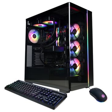 CyberPowerPC Gamer Supreme Gaming Desktop | AMD Ryzen 7 9700X - 32GB RAM - NVIDIA GeForce RTX 5070 Graphics - 2TB SSD in Black, , large
