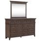 Belle Furnishings Paradise Valley 4-Piece King Bedroom Set in Saddle Brown, , large