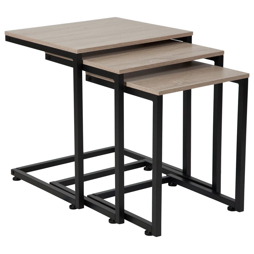 Flash Furniture Midtown Nesting Tables in Brown, , large