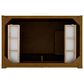 James Martin Bellshire 36" Single Bathroom Vanity in Honey Oak with 3 cm White Zeus Silestone Top and Rectangular Sink, , large