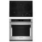 KitchenAid 2-Piece Kitchen Package with 30" Single Wall Oven and Electric Cooktop in Stainless Steel, , large