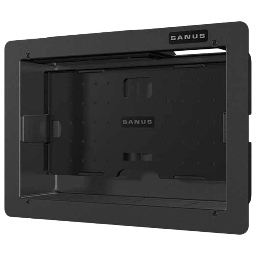 Sanus Large Recessed Component Box in Black, , large