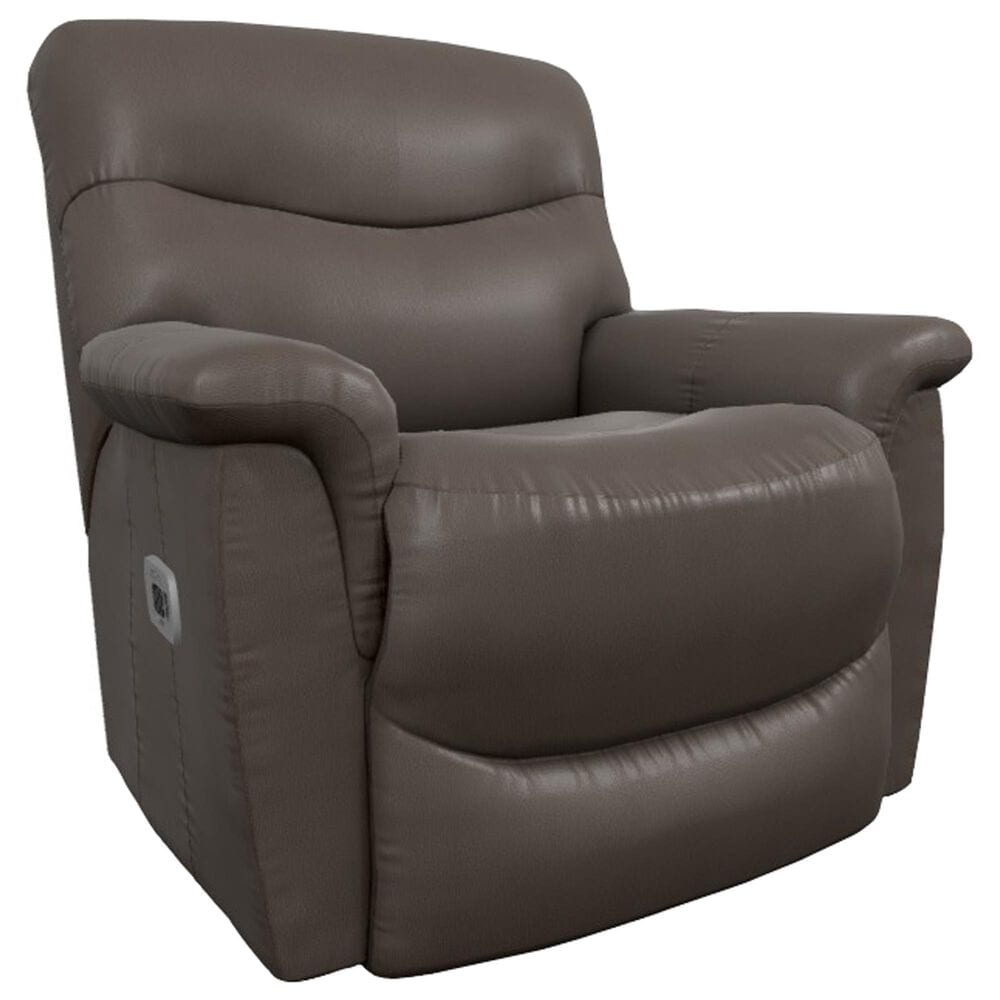 La-Z-Boy James Power Rocking Recliner with Swivel Base in Yellowstone Walnut, , large