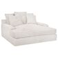 Moore Furniture Grand Home Theatre Chaise Lounge in Cloud Cream, , large