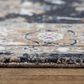 RIZZY Signature 8" x 10" Dark Gray and Multicolor Area Rug, , large