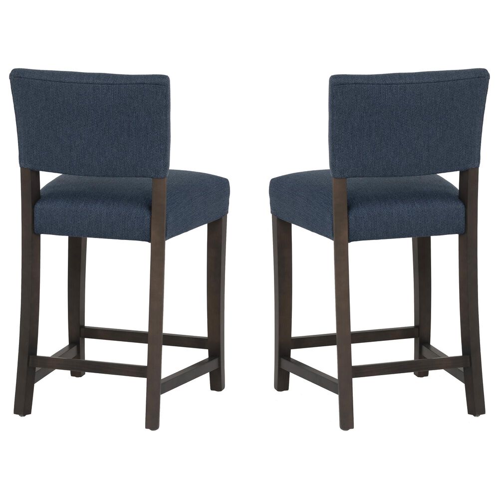 Linon Home Decor Koda Counter Stool in Rich Brown (Set of 2), , large