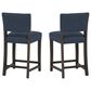 Linon Home Decor Koda Counter Stool in Rich Brown (Set of 2), , large