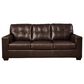 Ashley Santorine Stationary Queen Sofa Sleeper in Dark Brown, , large