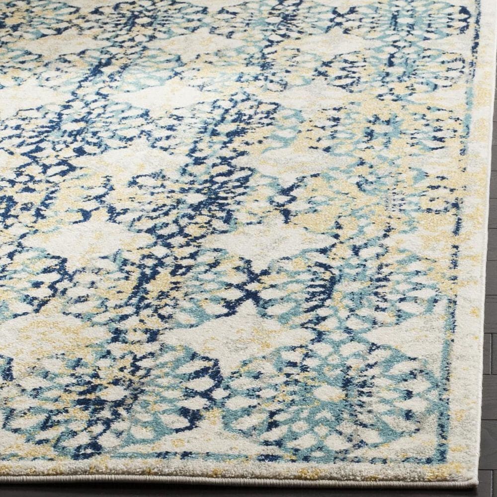 Safavieh Evoke EVK262C-4 4&#39; x 6&#39; Ivory/Blue Area Rug, , large