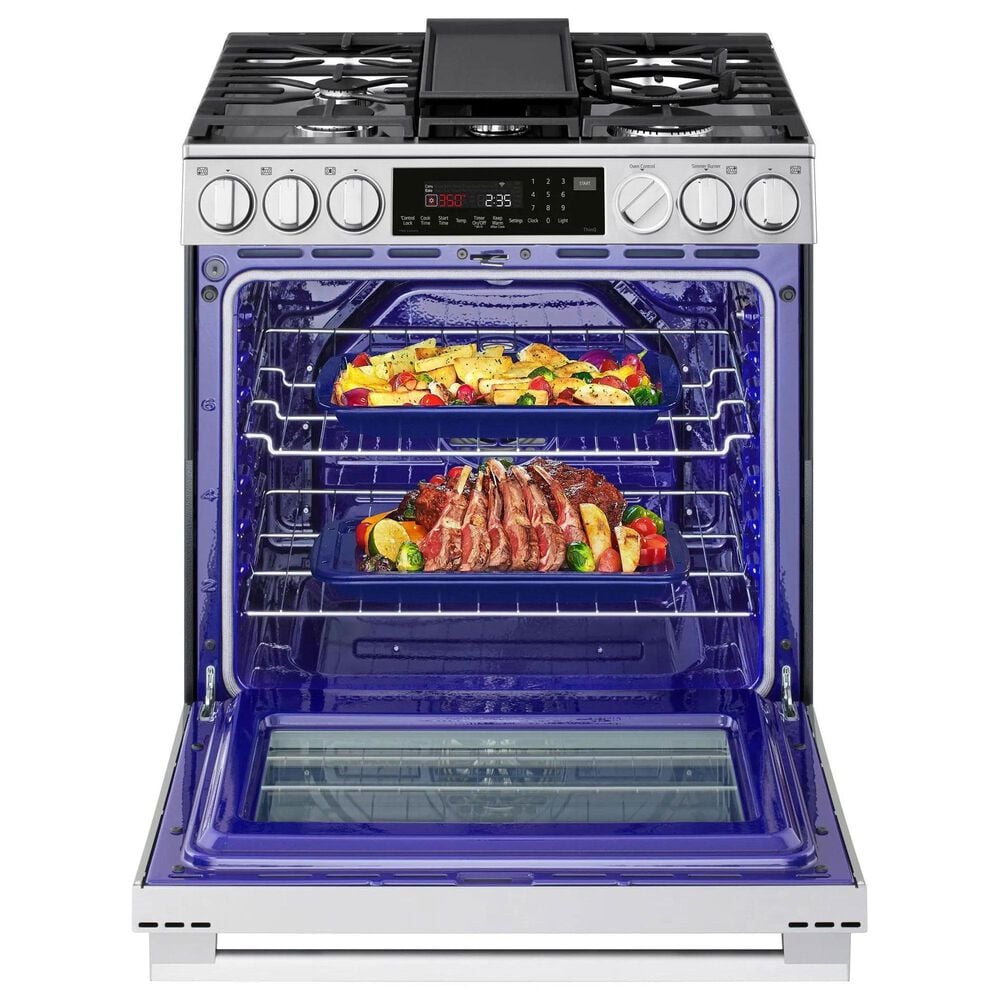 LG 6.3 Cu. Ft. Slide-in Gas Range in PrintProof Stainless Steel, , large