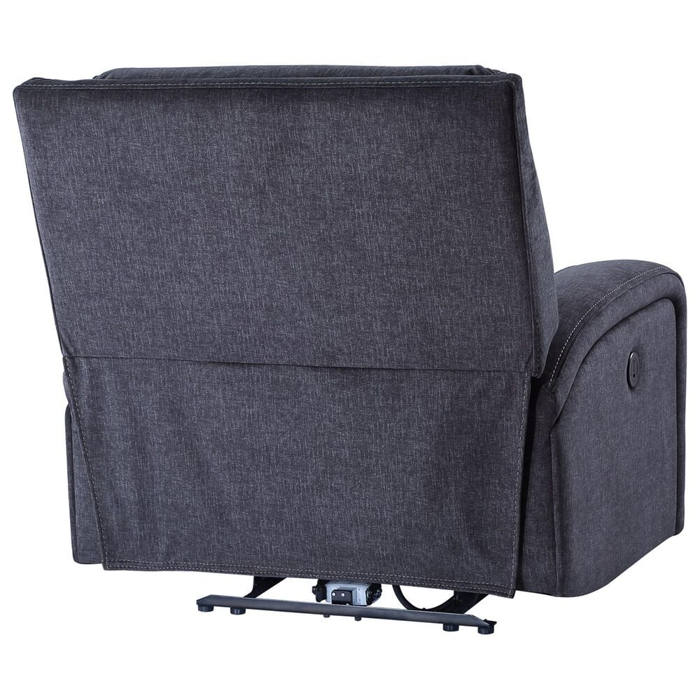 Steve Silver Lovell Power Recliner in Charcoal, , large