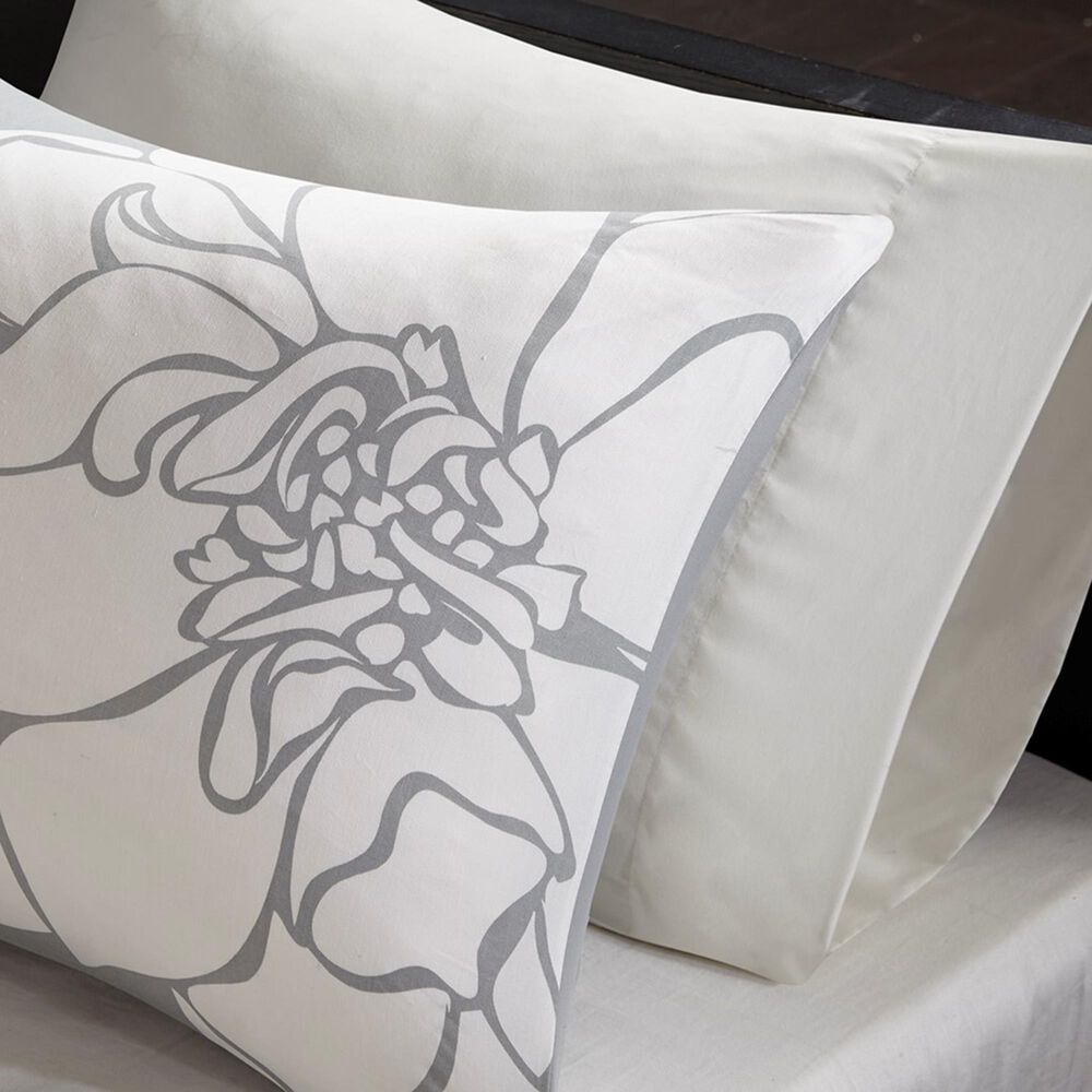 Hampton Park Lola 7-Piece Queen Comforter Set in Grey/Blush, , large