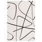 Safavieh Melody MEL120A 4" x 6" Ivory and Black Area Rug, , large