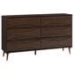 Walker Edison Atticus 6-Drawer Dresser in Walnut, , large