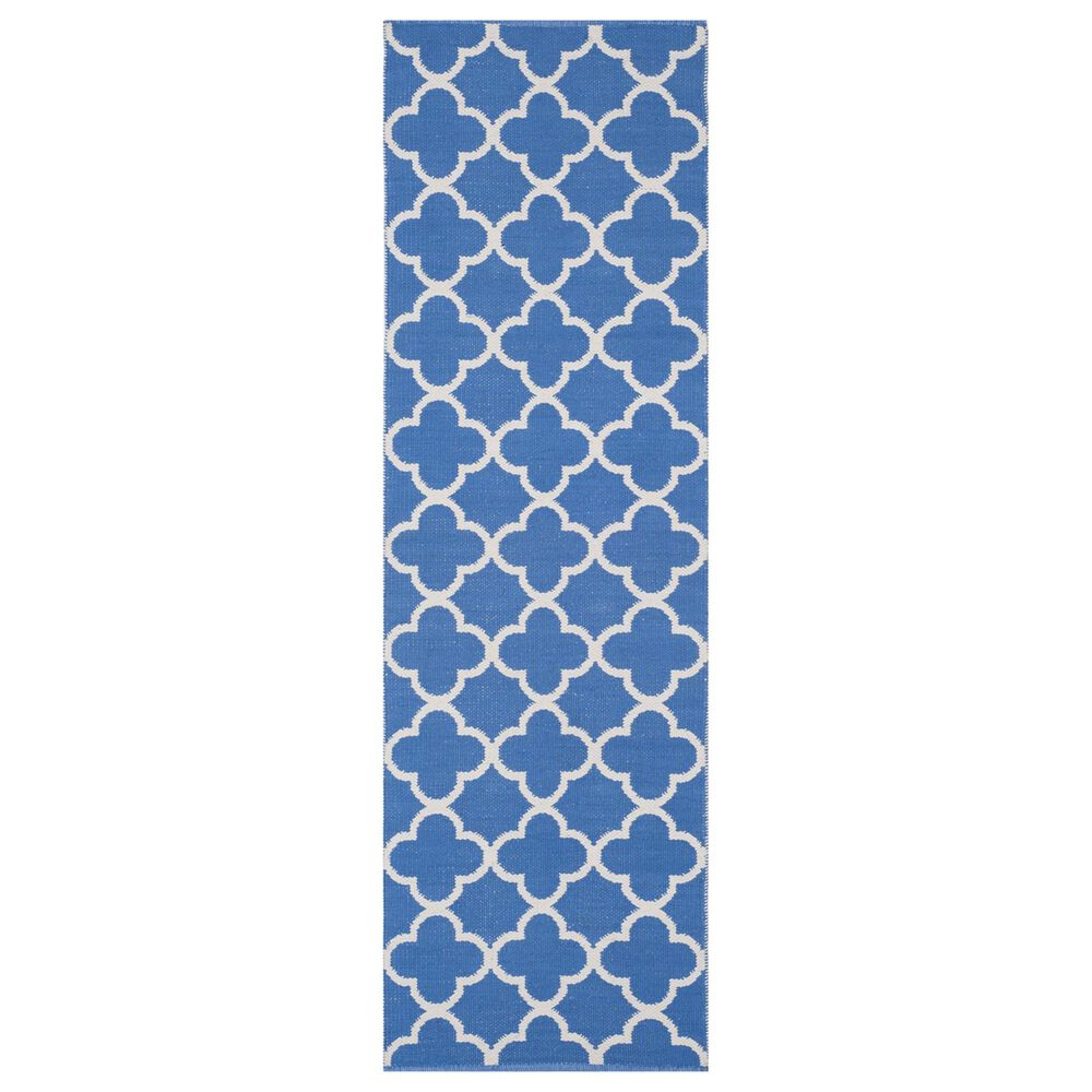 Safavieh Montauk MTK725 2'3" x 7' Blue and Ivory Runner, , large