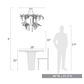 Golden Lighting Autumn Twilight 18-Light Chandelier in Mystic Gold, , large