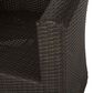 Hearth and Haven Outdoor Wicker Swivel Chair in Khaki, , large