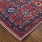 Feizy Rawlins 8"10" x 12" Beige and Red Area Rug, , large