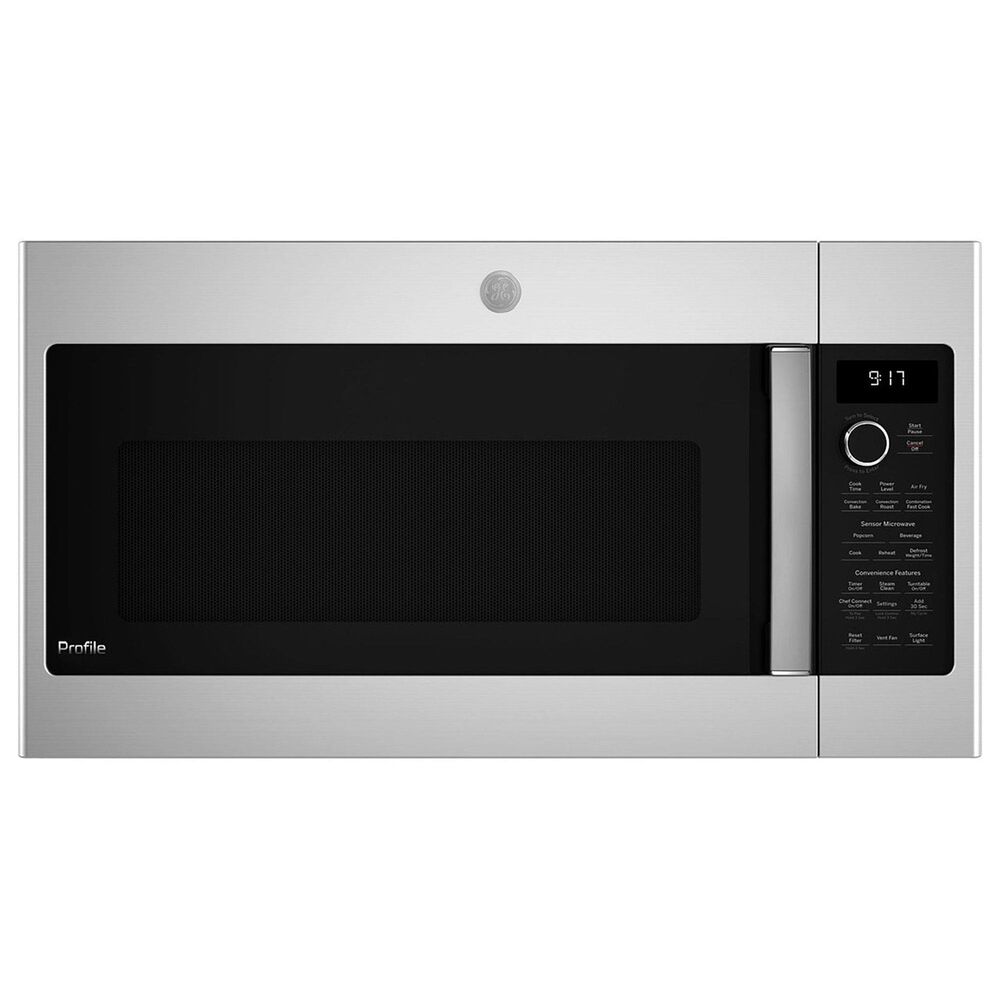 GE Profile 1.7 Cu. Ft. Convection Over-the-Range Microwave Oven in Stainless Steel, , large