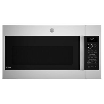 GE Profile 1.7 Cu. Ft. Convection Over-the-Range Microwave Oven in Stainless Steel, , large