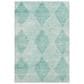 Dalyn Rug Company Trevi TV4 9" x 12" Teal Area Rug, , large