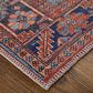 Feizy Rawlins 39HQF 3"11" x 6" Red and Navy Area Rug, , large