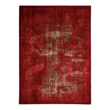 Nourison Karma KRM01 3"9" x 5"9" Red Area Rug, , large