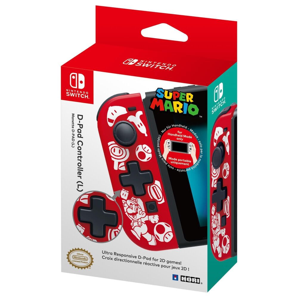 Hori Super Mario D-Pad Controller in Red - Nintendo Switch, , large