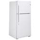GE Appliances 19.2 Cu. Ft. Top Freezer Refrigerator with Reversible Door in White, , large
