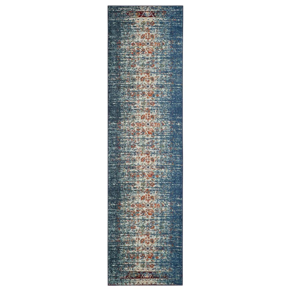 Safavieh Monaco MNC208V 2"2" x 6" Blue and Ivory Scatter Rug, , large