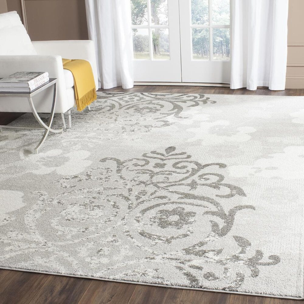 Safavieh Adirondack ADR114B-10 10&#39; x 14&#39; Silver/Ivory Area Rug, , large