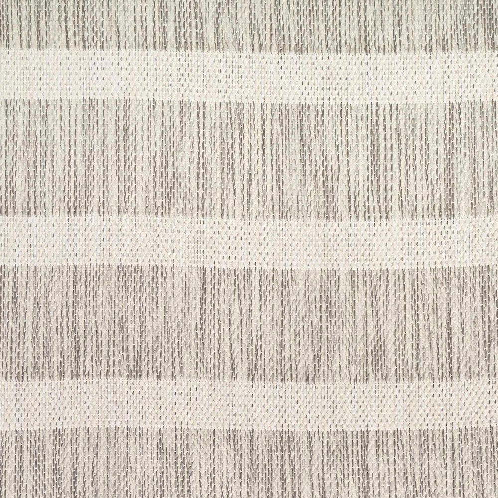 Nourison Positano POS03 Grey and Ivory 5&#39; x 7&#39; Indoor/Outdoor Area Rug, , large