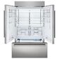 Sub Zero 28.9 Cu. Ft. Classic French Door Refrigerator with Internal Water Dispenser and Pro Handle in Stainless Steel, , large