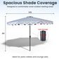HOMLUX 10" Patio Umbrella in Gray, , large
