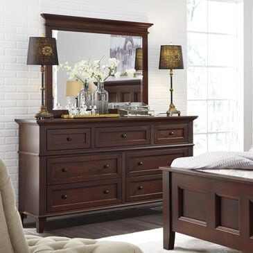 Fleming Furniture Co. Brentwood 7-Drawer Dresser and Mirror in Sunset, , large