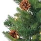 The Gerson Company 4" Potted Pre-Lit Artificial Georgia Pine with White LED Lights in Green, , large