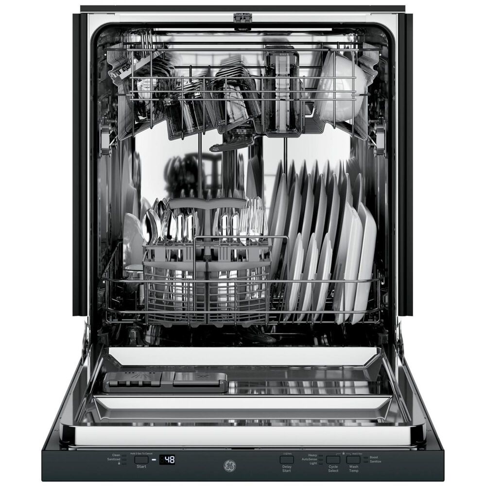 GE Appliances Built-In Dishwasher Energy Star in Black, , large
