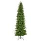 The Gerson Company 12" Pre-Lit Artificial Natural Cut Narrow Saginaw Spruce with Multicolored Lights in Green, , large