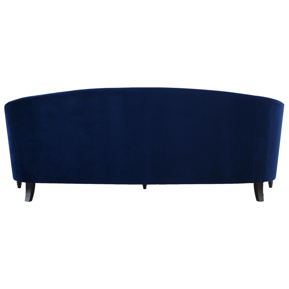 Jennifer Taylor Home Stewart Modern ButtonTufted Curved Sofa in Navy
