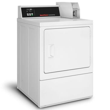 Speed Queen 7.0 Cu. Ft. Front Load Commercial Coin Drop Electric Dryer in White, , large