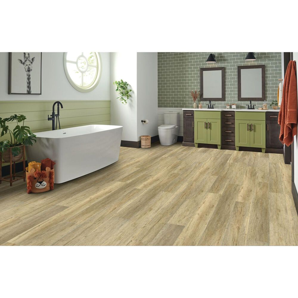 Armstrong Lutea Zen Wellspring Saddle 7&quot; x 60&quot; Luxury Vinyl Plank, , large