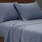 Pem America London Fog Garment Wash 5-Piece Split King Sheet Set in Blue, , large